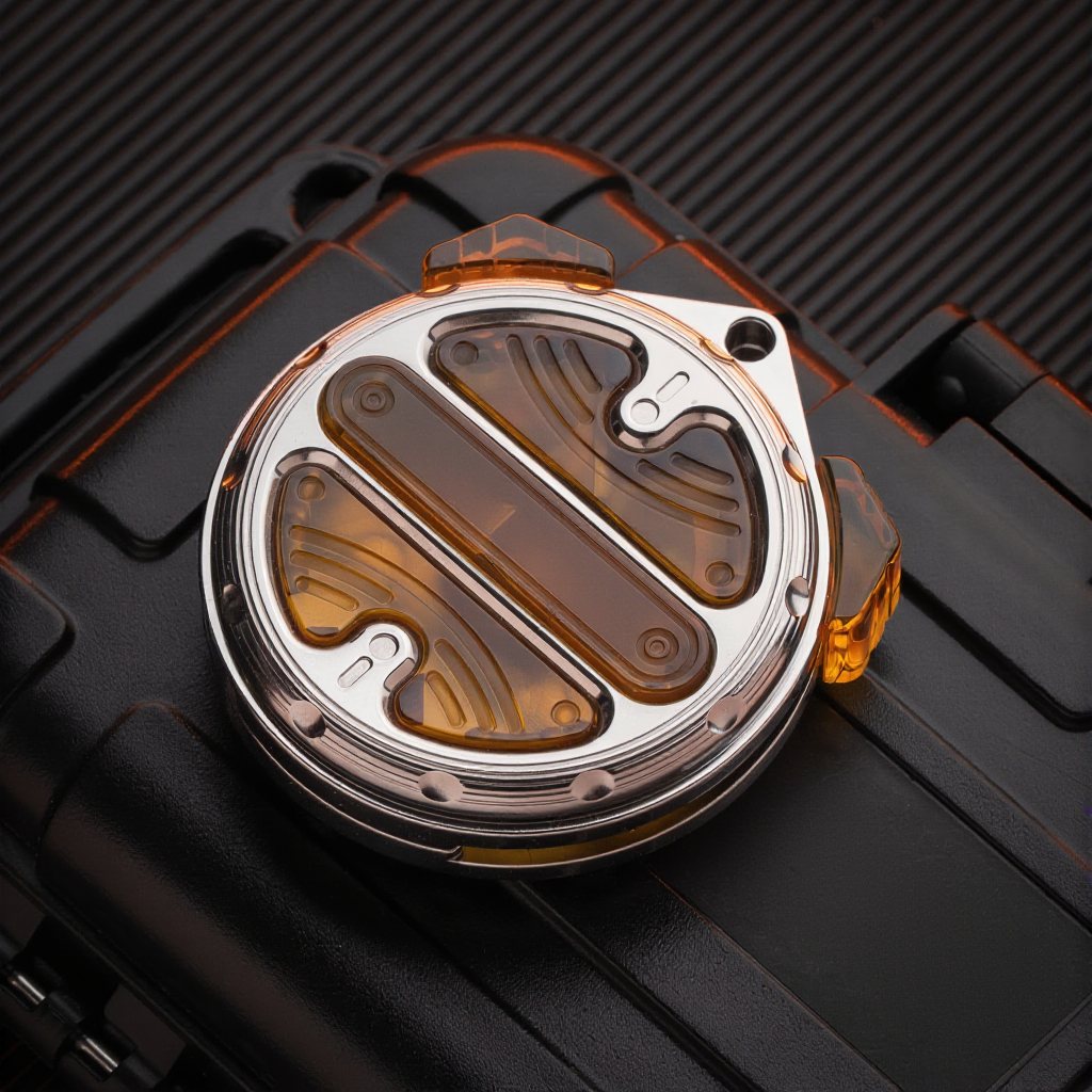 EDC Composite Fidget Slider – Titanium & PEI Time-Freeze Mech