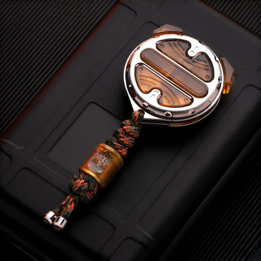 EDC Composite Fidget Slider – Titanium & PEI Time-Freeze Mech