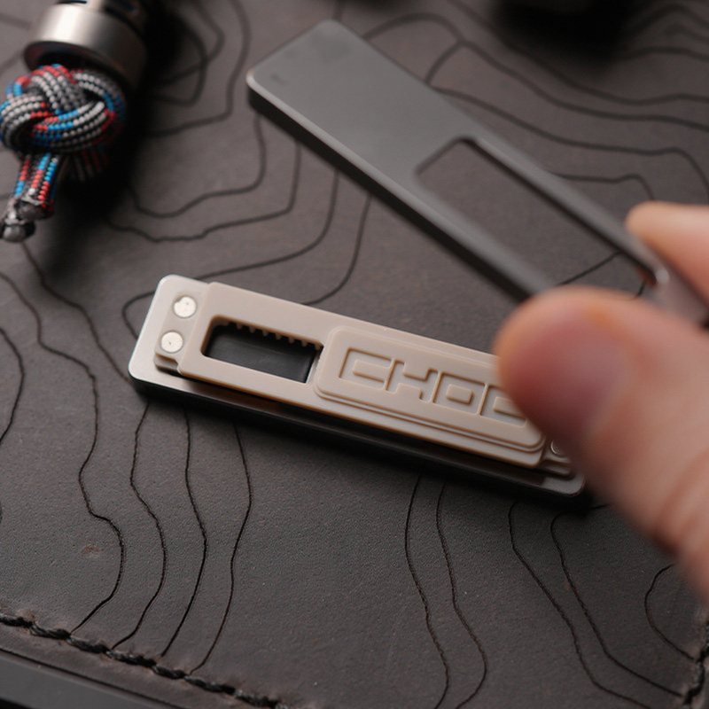 CHOC Mechanical Push Slider - Zirconium, Steel, PEEK and Brass Builds